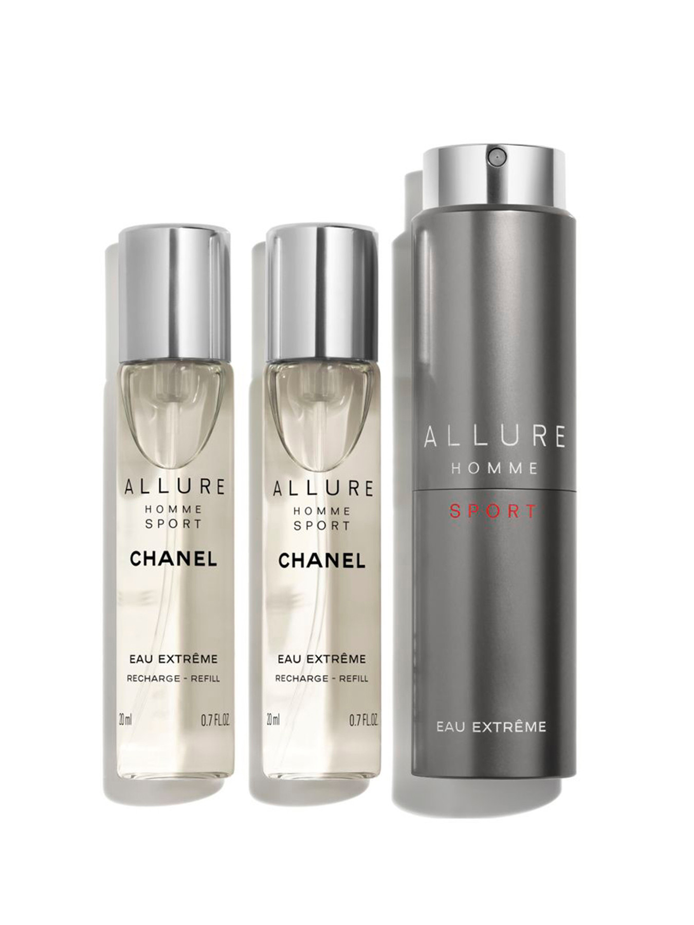 Chanel Allure Homme Sport Eau Extrême Spray Refillable 3 x 20ml