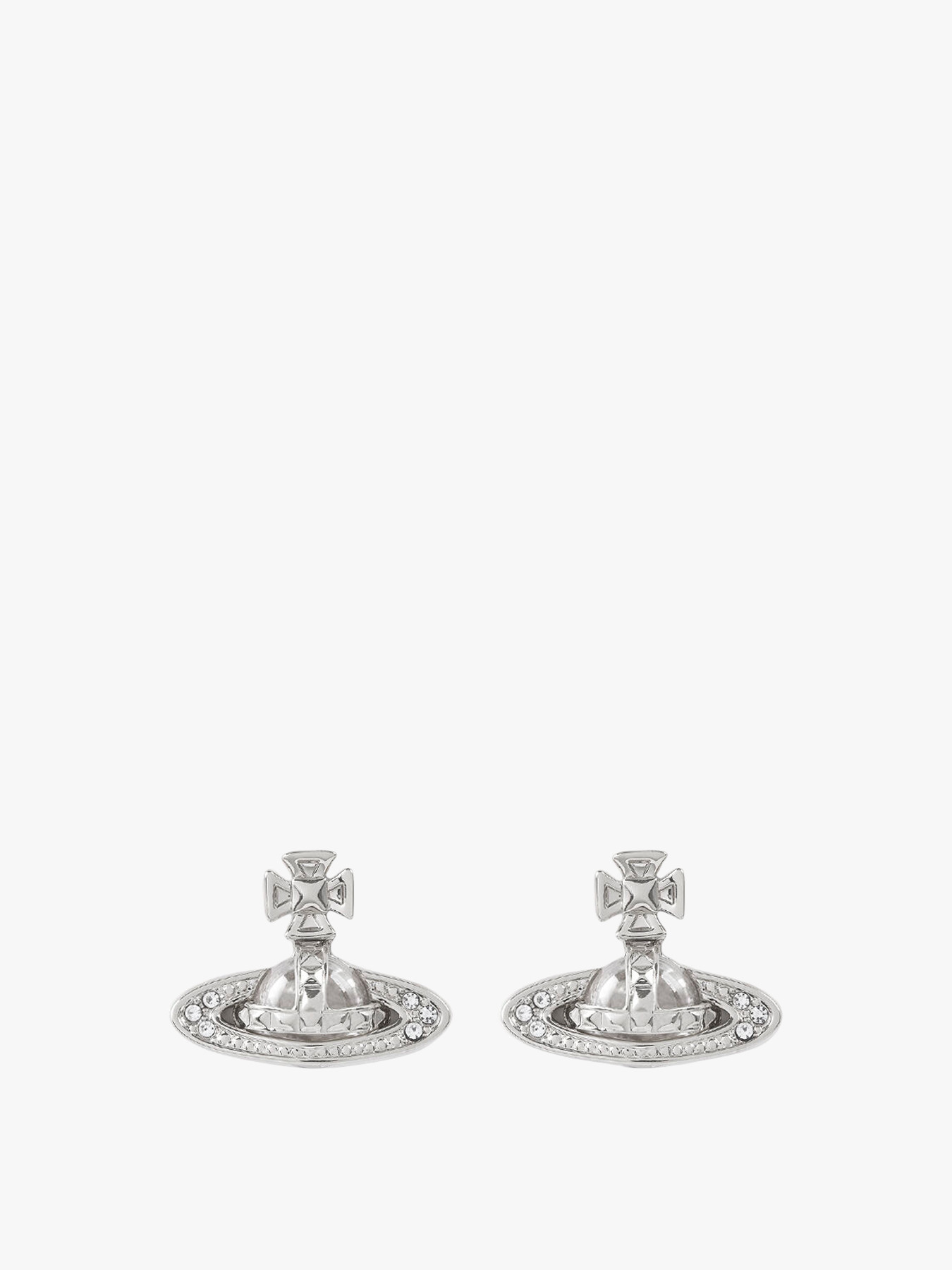 Vivienne Westwood Women's Pina Bas Relief Earrings Silver