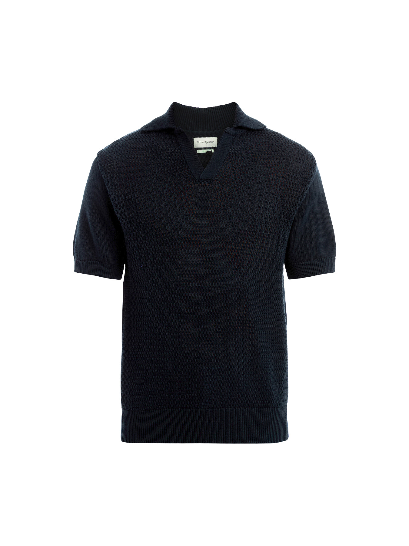 Oliver Spencer Men's Short Sleeve Penhale Polo Shirt Navy In Blue