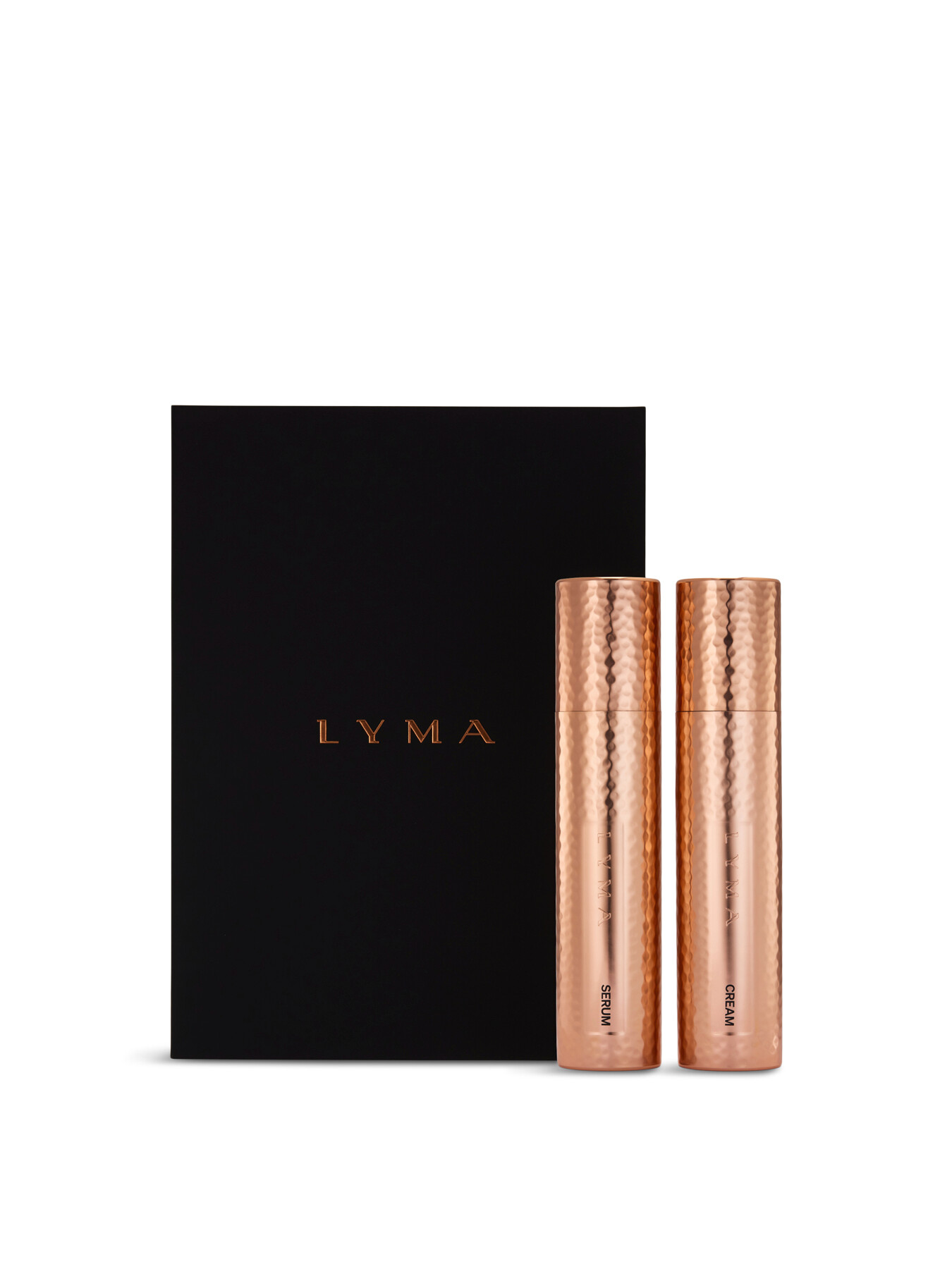 Lyma Skincare Serum And Cream Starter Kit In White