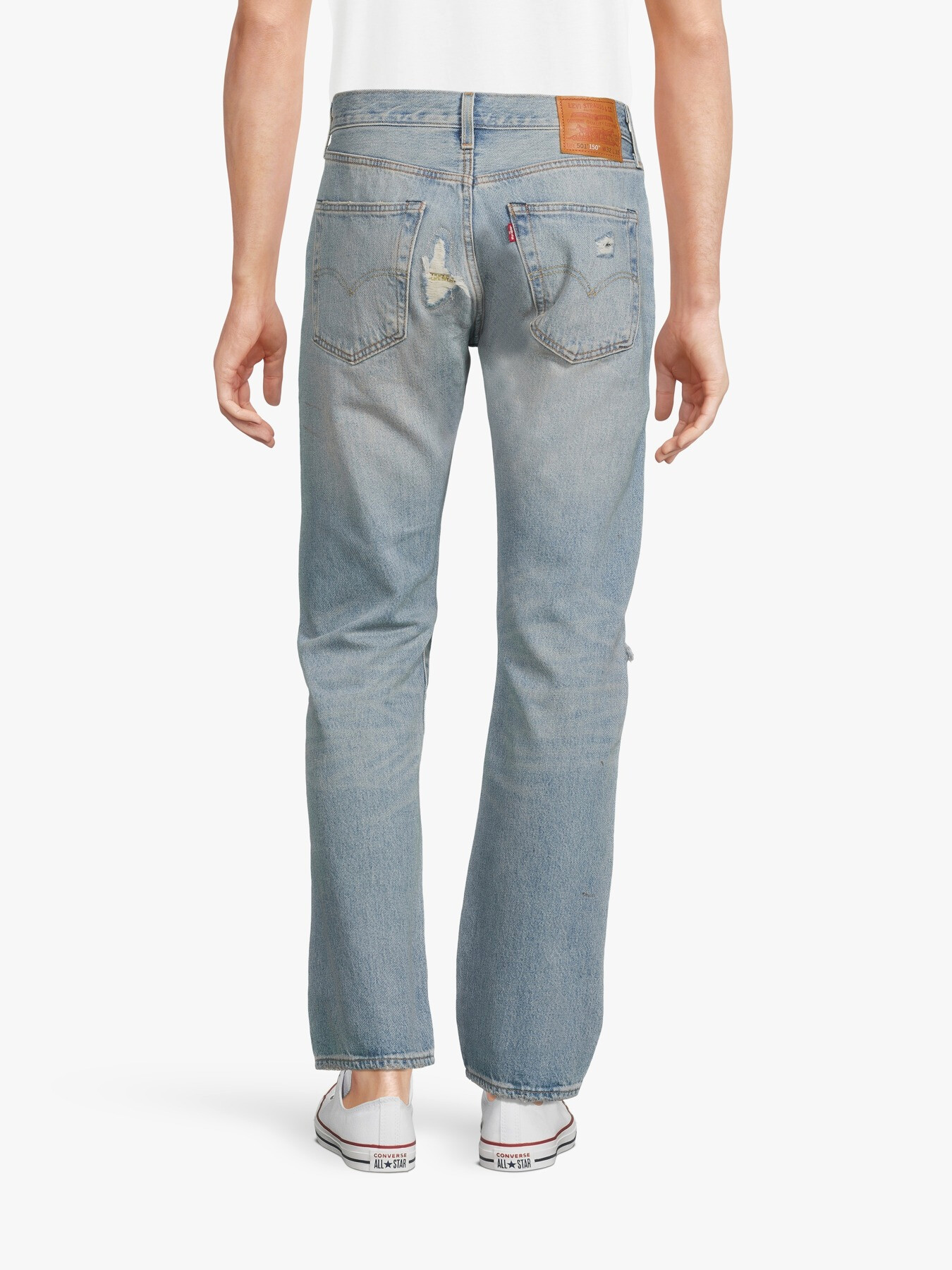 Levi's 501 Ripped Bandana Jeans | Straight | Fenwick