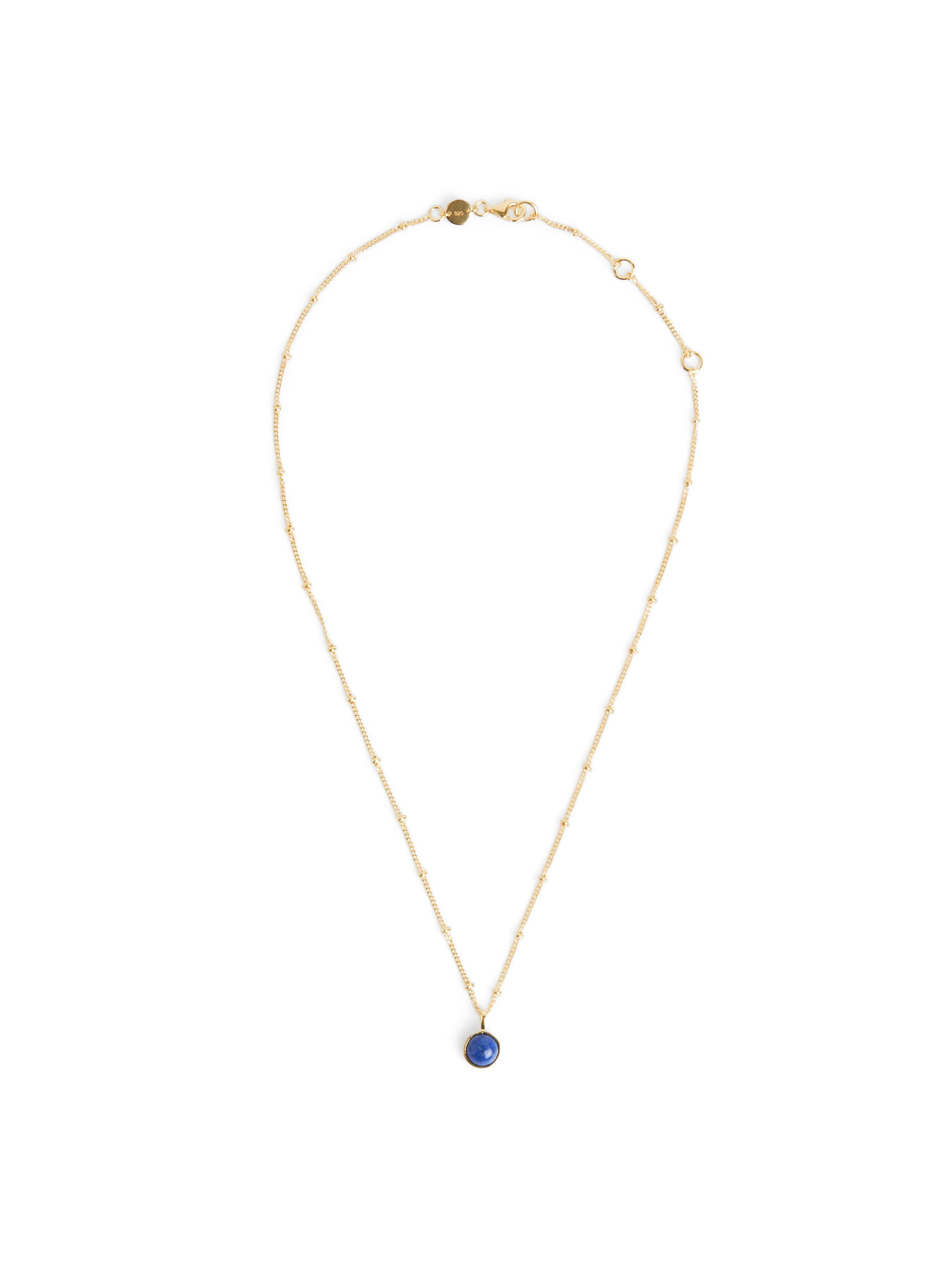 Daisy London Women's Lapis Healing Gold Necklace