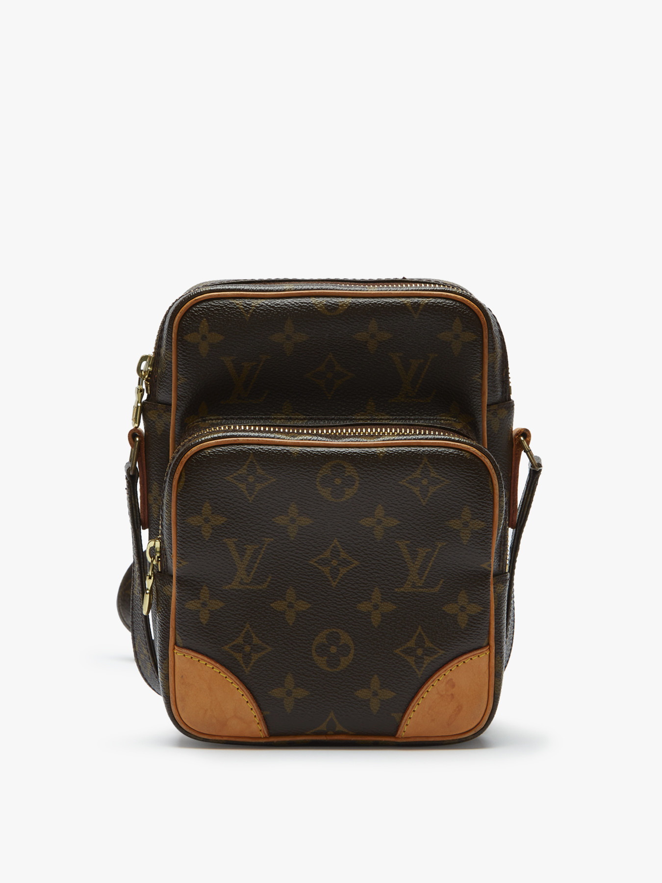 Louis+Vuitton+Utility+Crossbody+Small+Brown+Canvas+Monogram for sale online