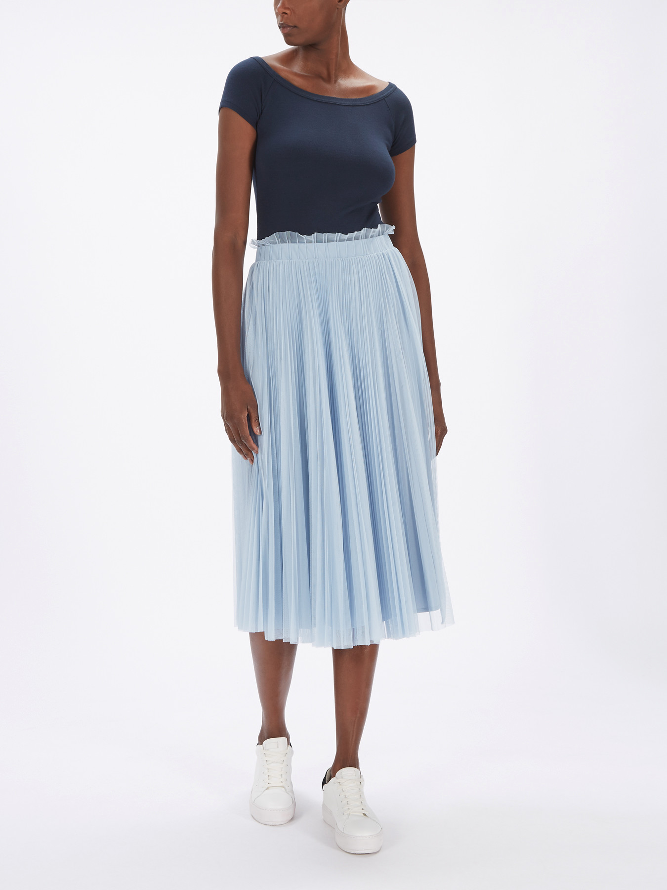 Women's MAX&Co. Premessa Pleated Tulle Midi Skirt | Fenwick