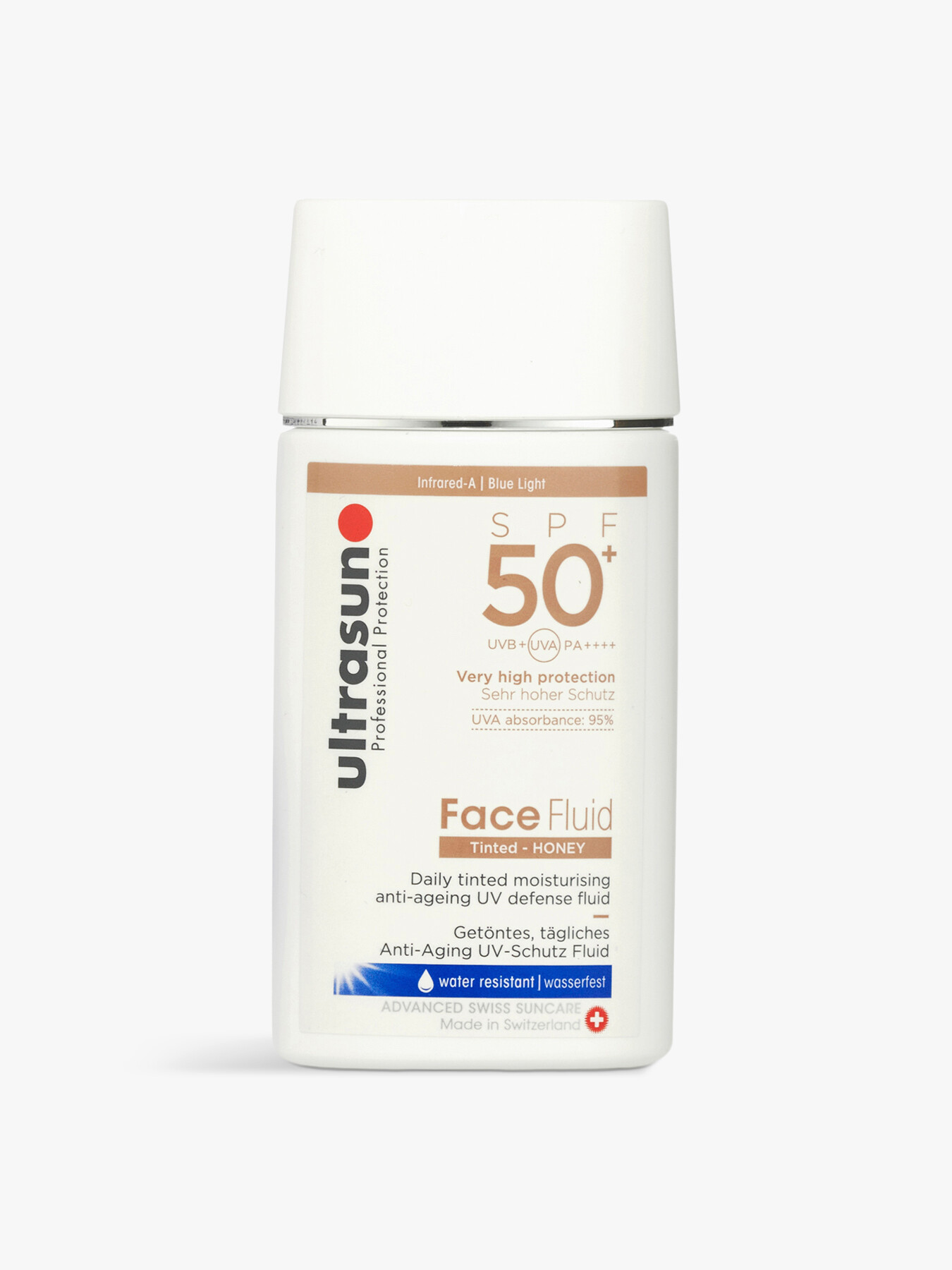 Ultrasun 50+spf Tinted Face Fluid 40ml