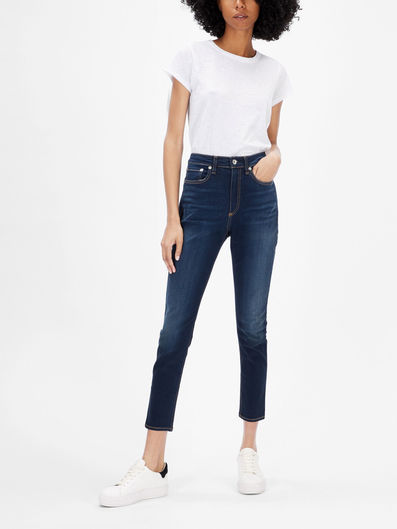Women's rag & bone Nina High Rise Ankle Skinny Jeans | Fenwick