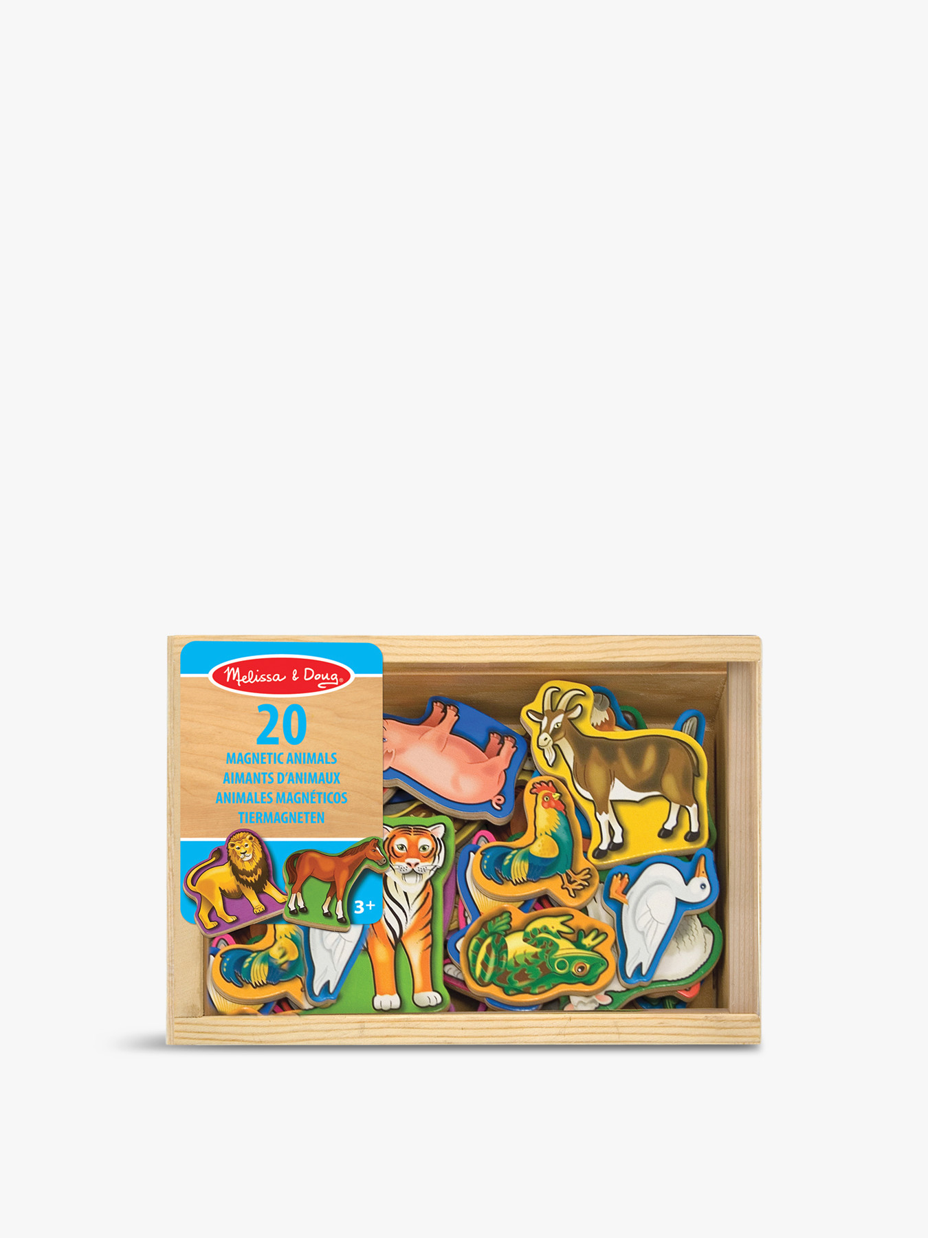 Melissa & Doug Wooden Animal Magnets | Preschool Toys | Fenwick