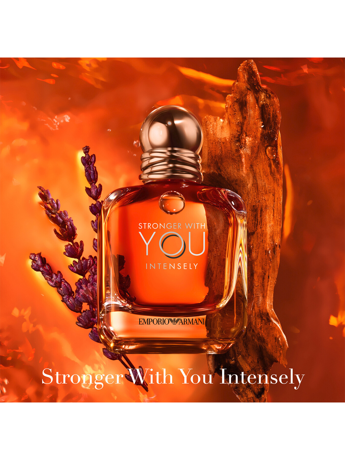 Giorgio Armani Stronger With You Intensely advertisment.