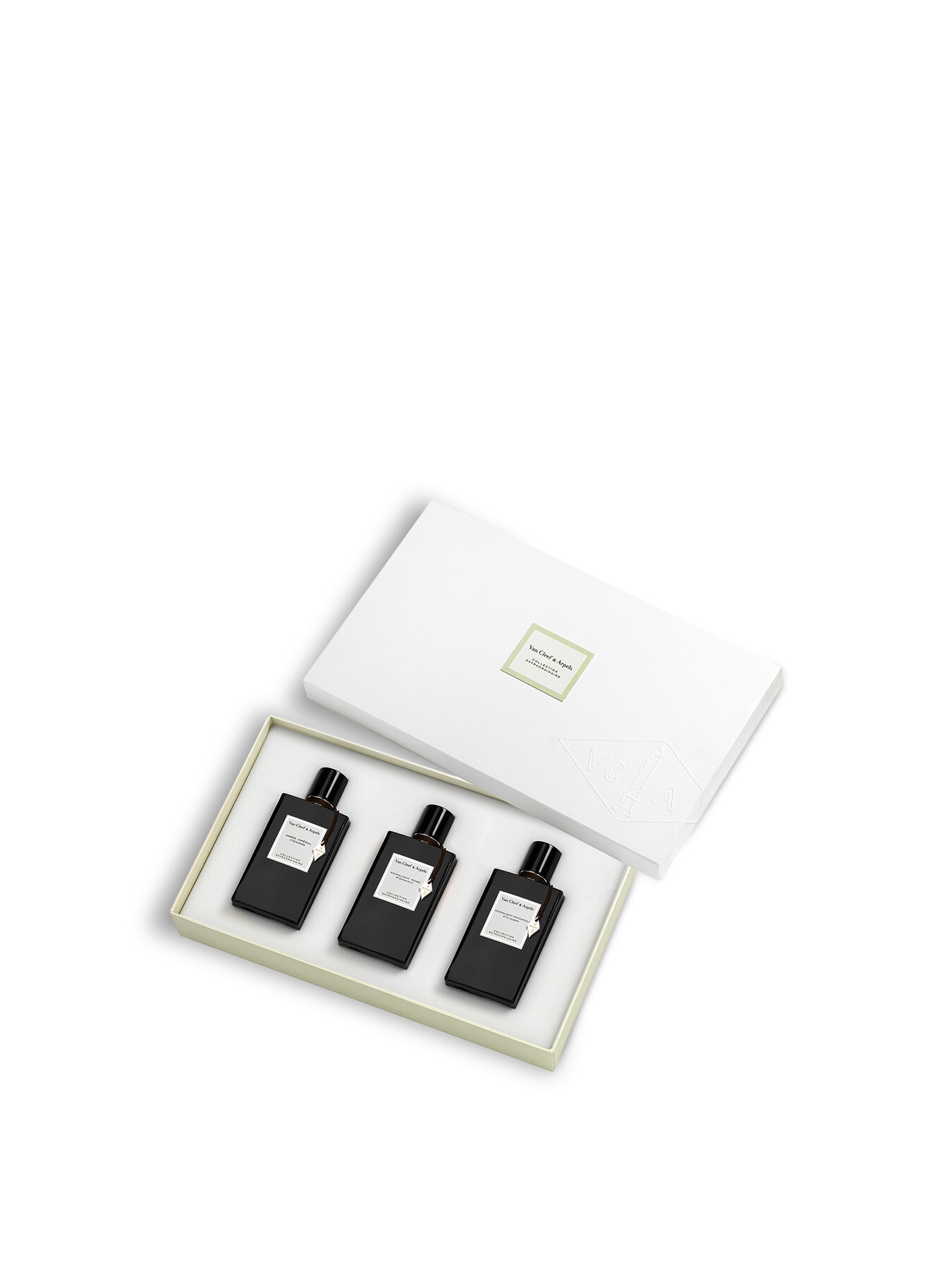 Van Cleef & Arpels Collection Extraordinaire Fragrance Travel Set 3 3 X 45ml In White