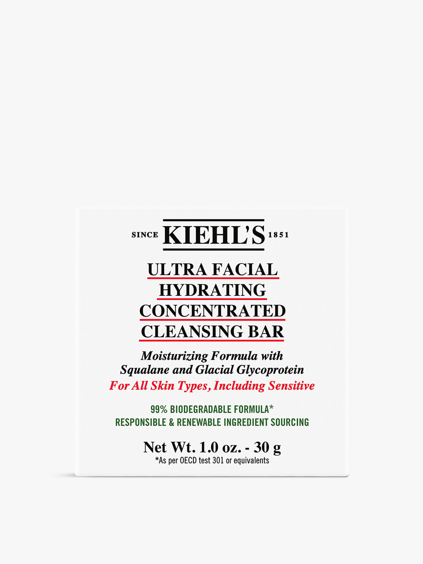 Kiehls Ultra Facial Cleanse Bar 100g