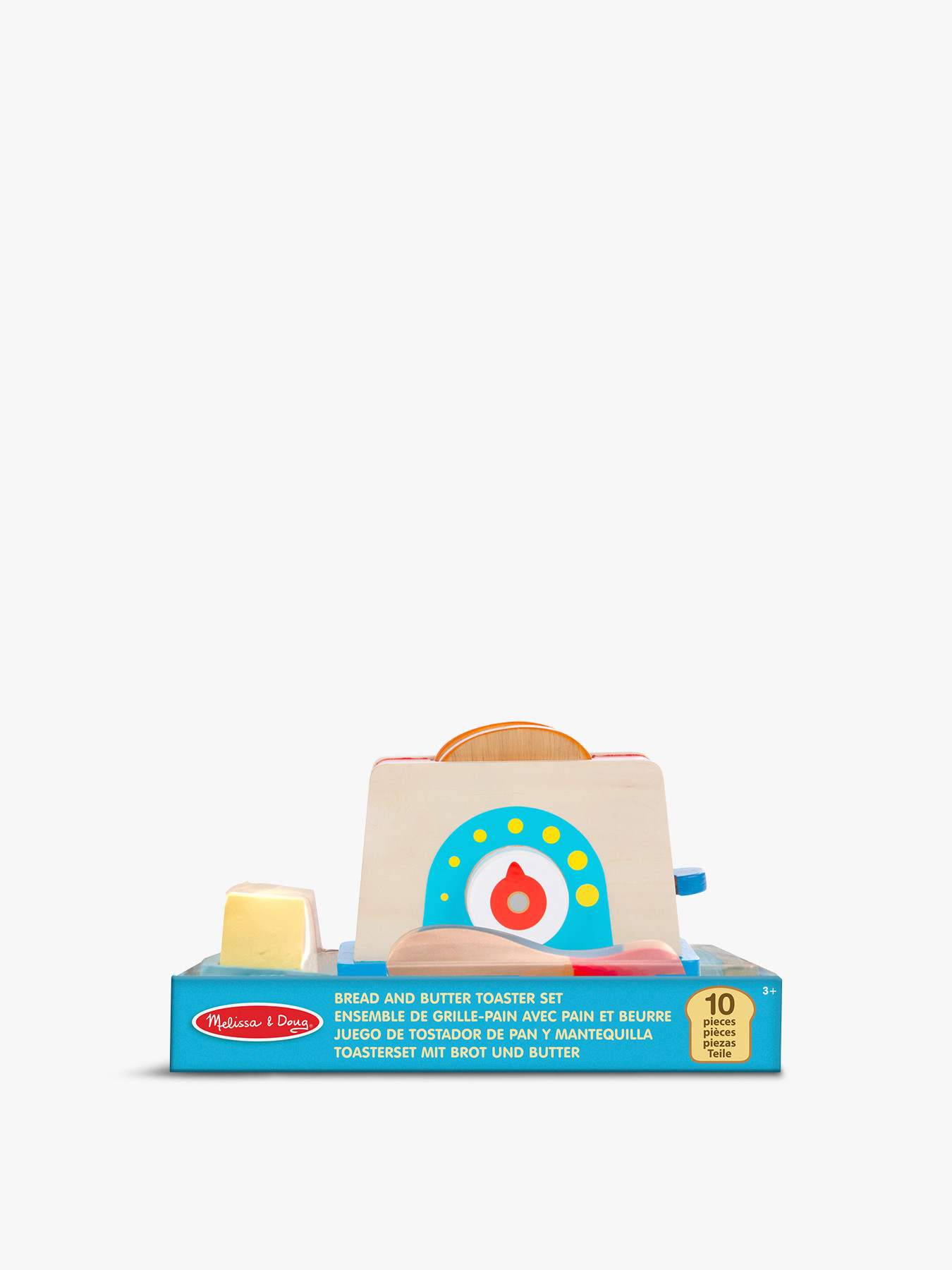 Melissa And Doug Wooden Bread And Butter Toast Set NEW Traditional Wooden Toys