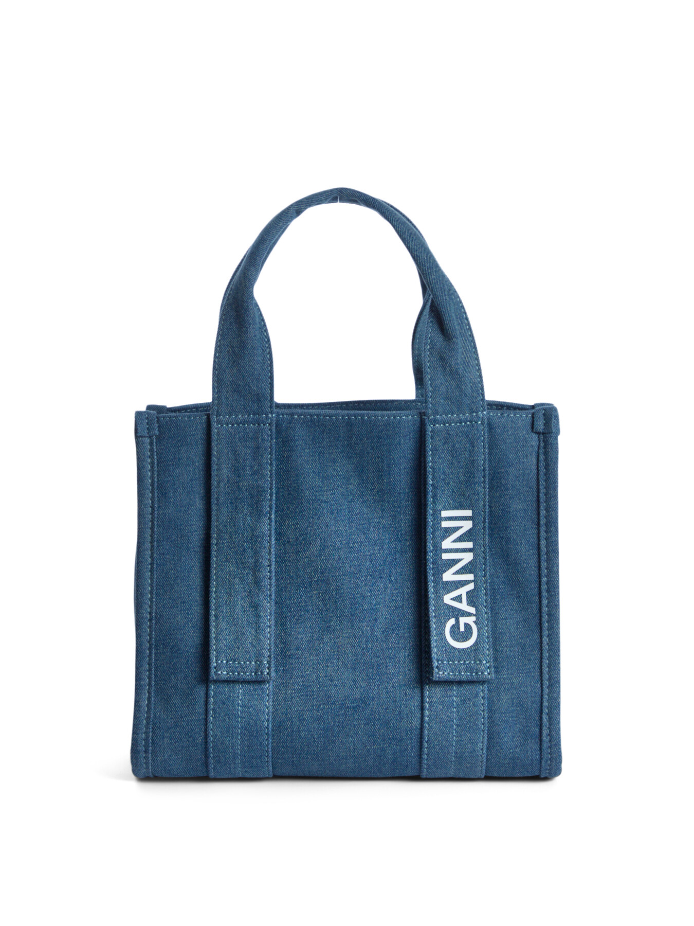 Ganni Women's Small Recycled Tech Tote Blue