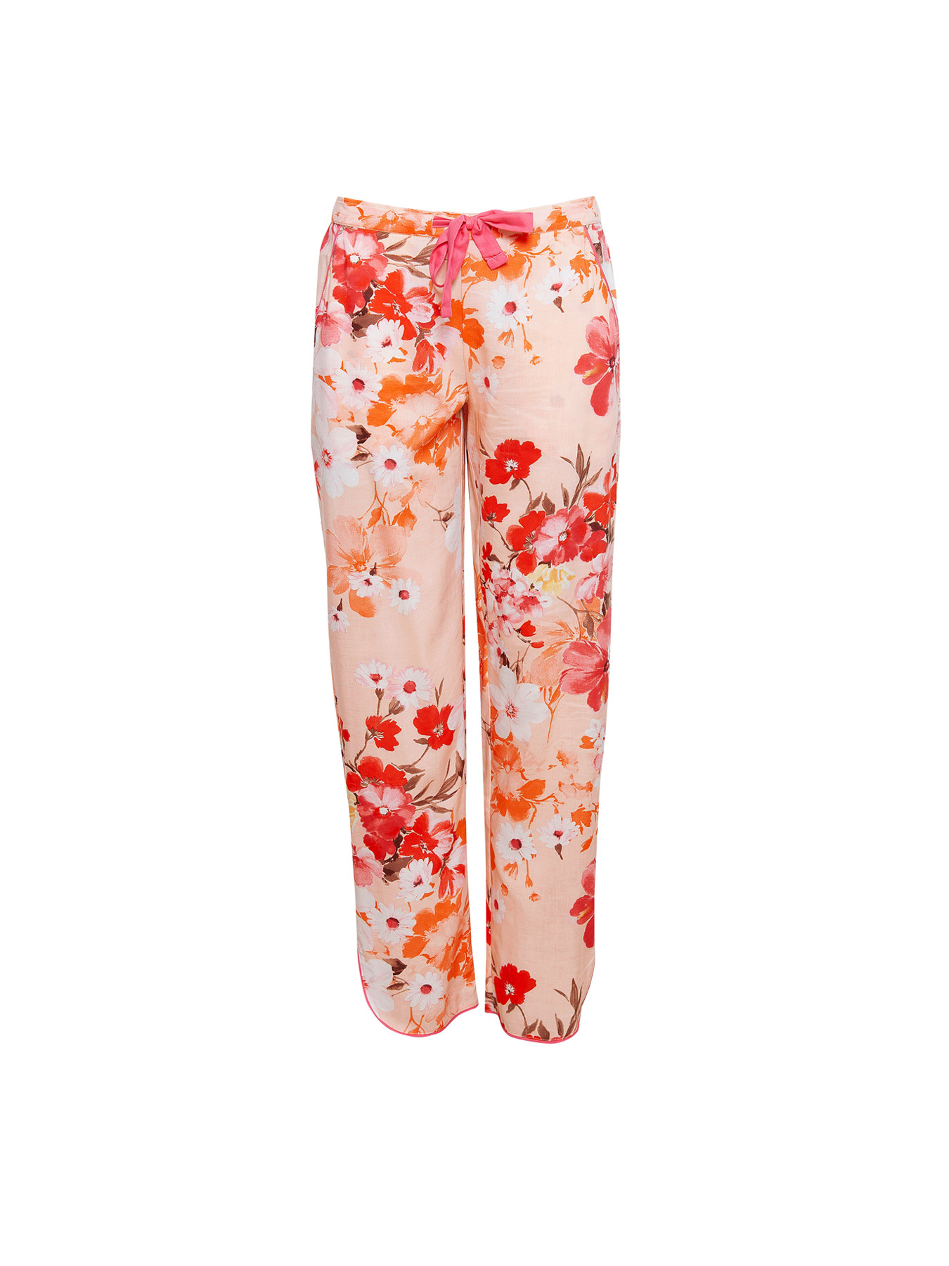 Pyjama Pant Womens Cyberjammies Darcie Floral Print Coral Mix 