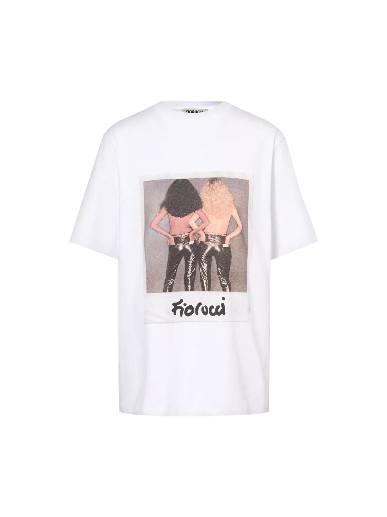 Fiorucci Women's Girls Polaroid T Shirt White