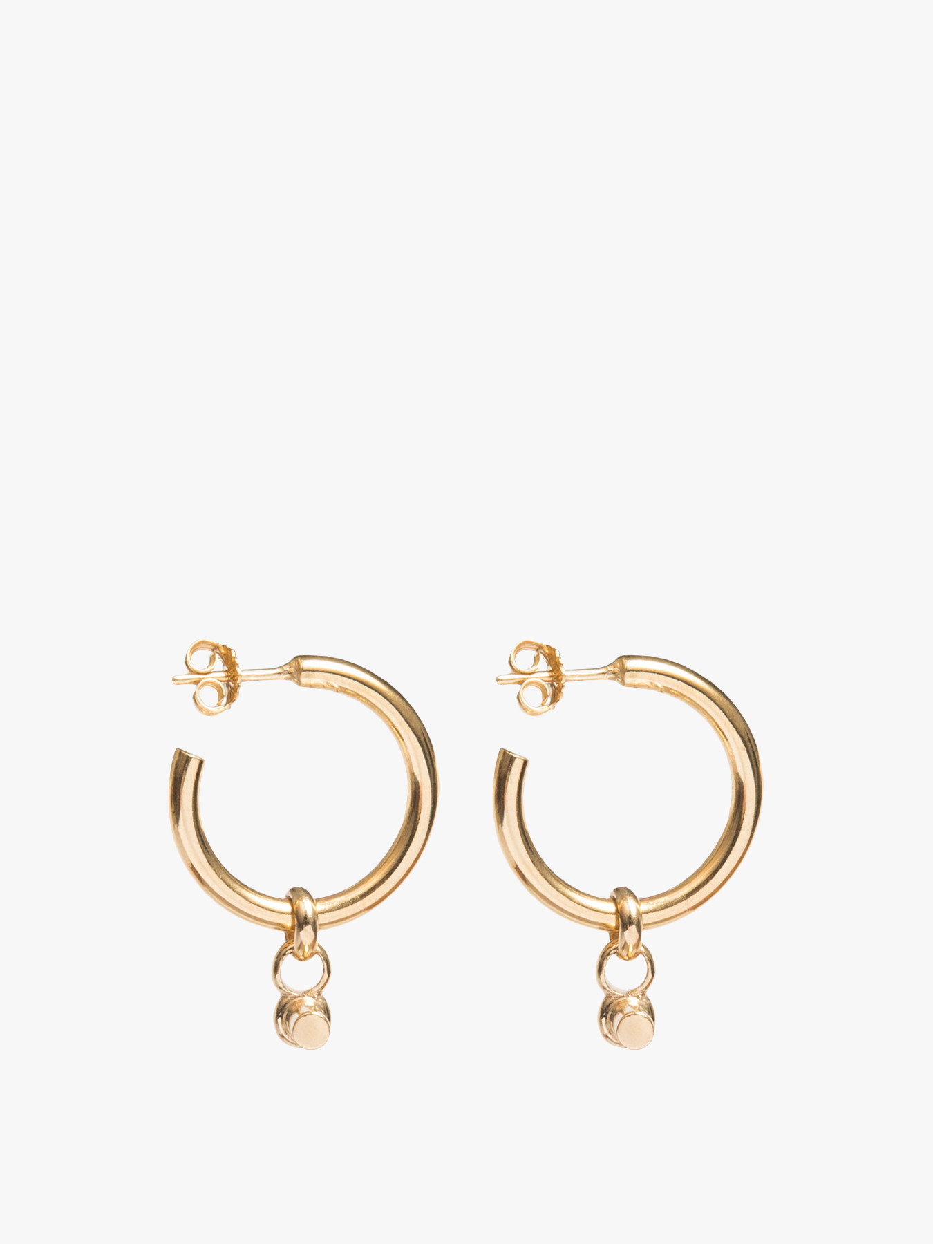 Women's Tilly Sveaas Medium Gold T-Bar Earrings | Earrings | Fenwick