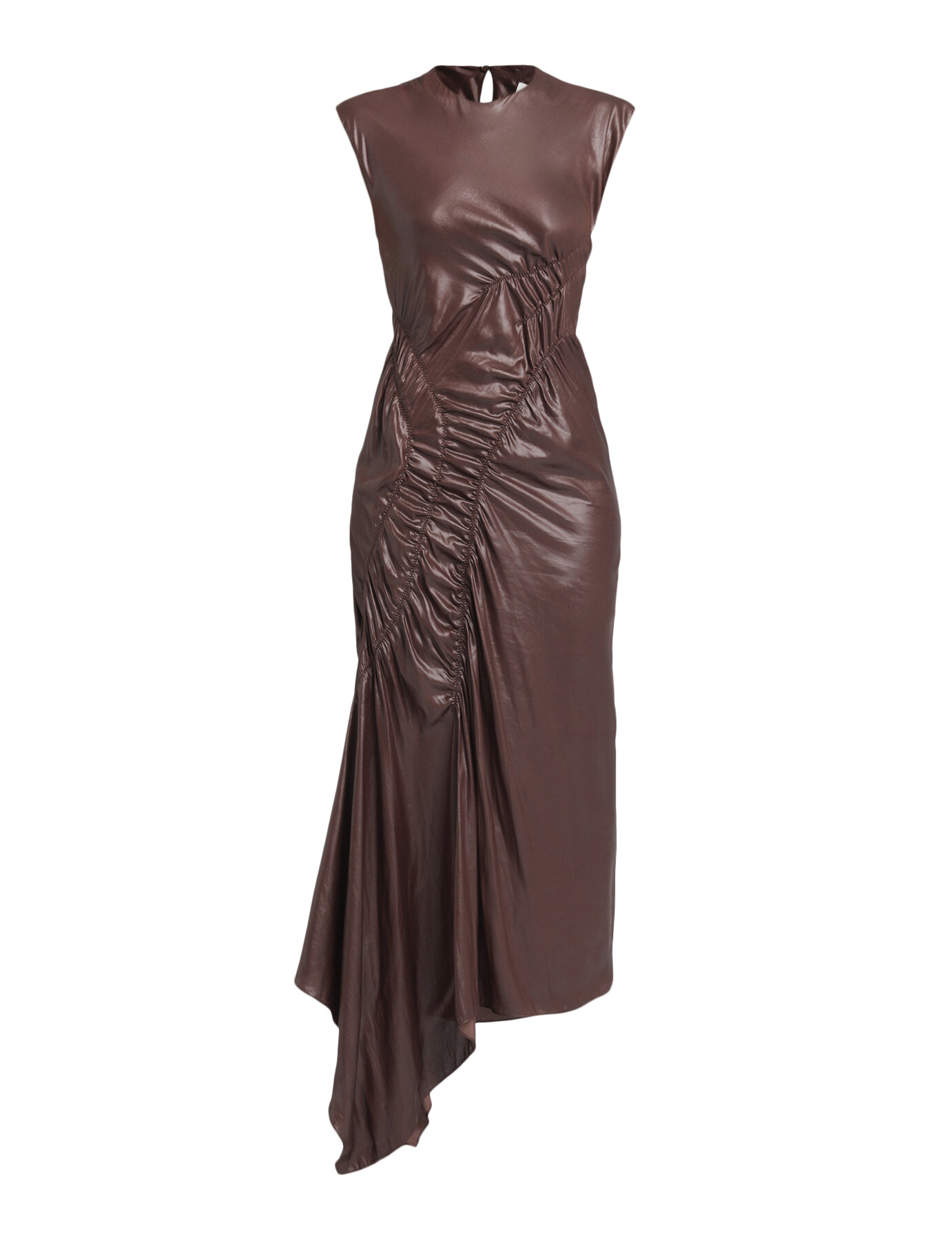 Sportmax Women's Guelfo Ruched Dress In Brown