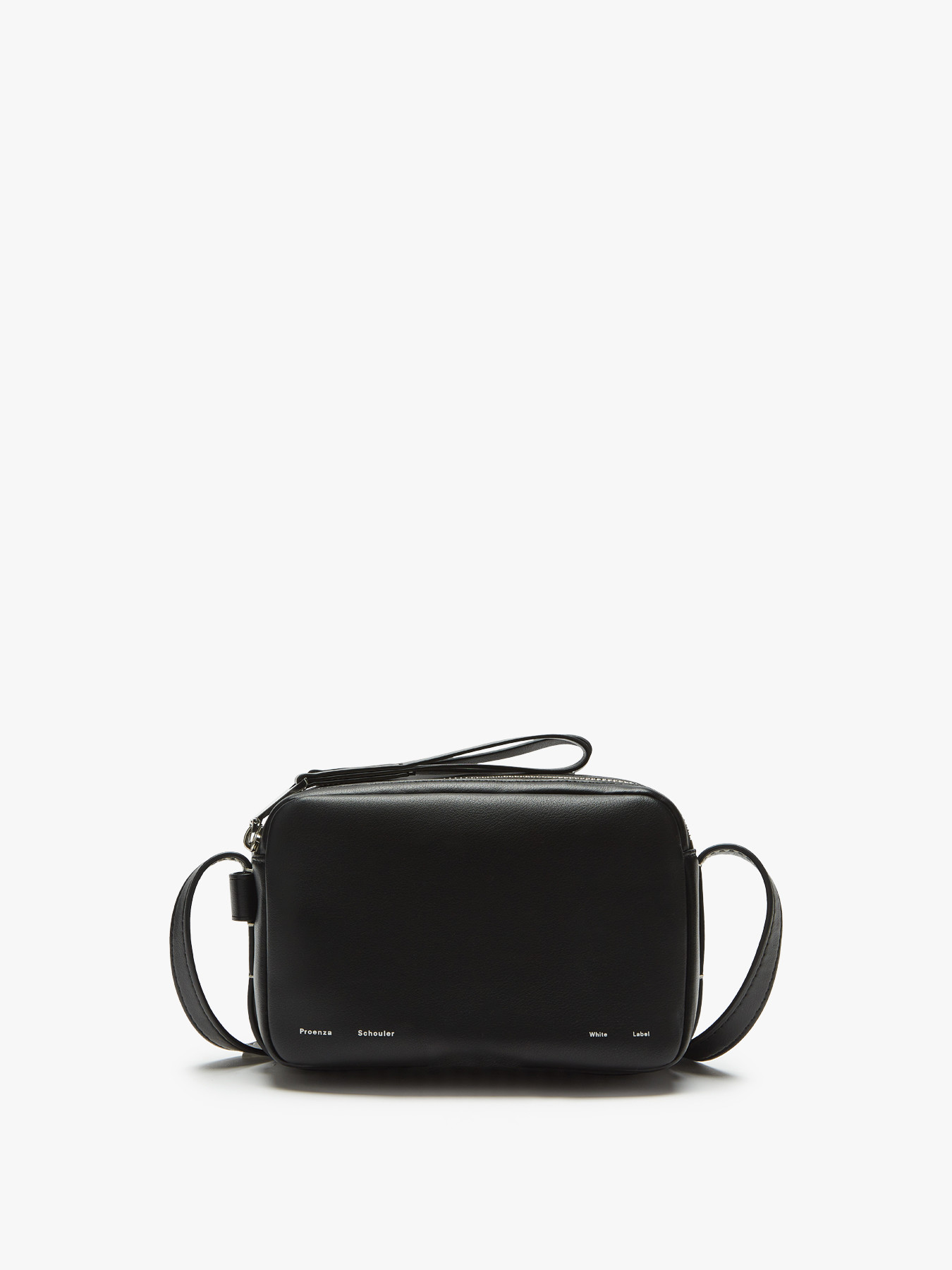 Proenza Schouler White Label Watts Leather Camera Bag Black