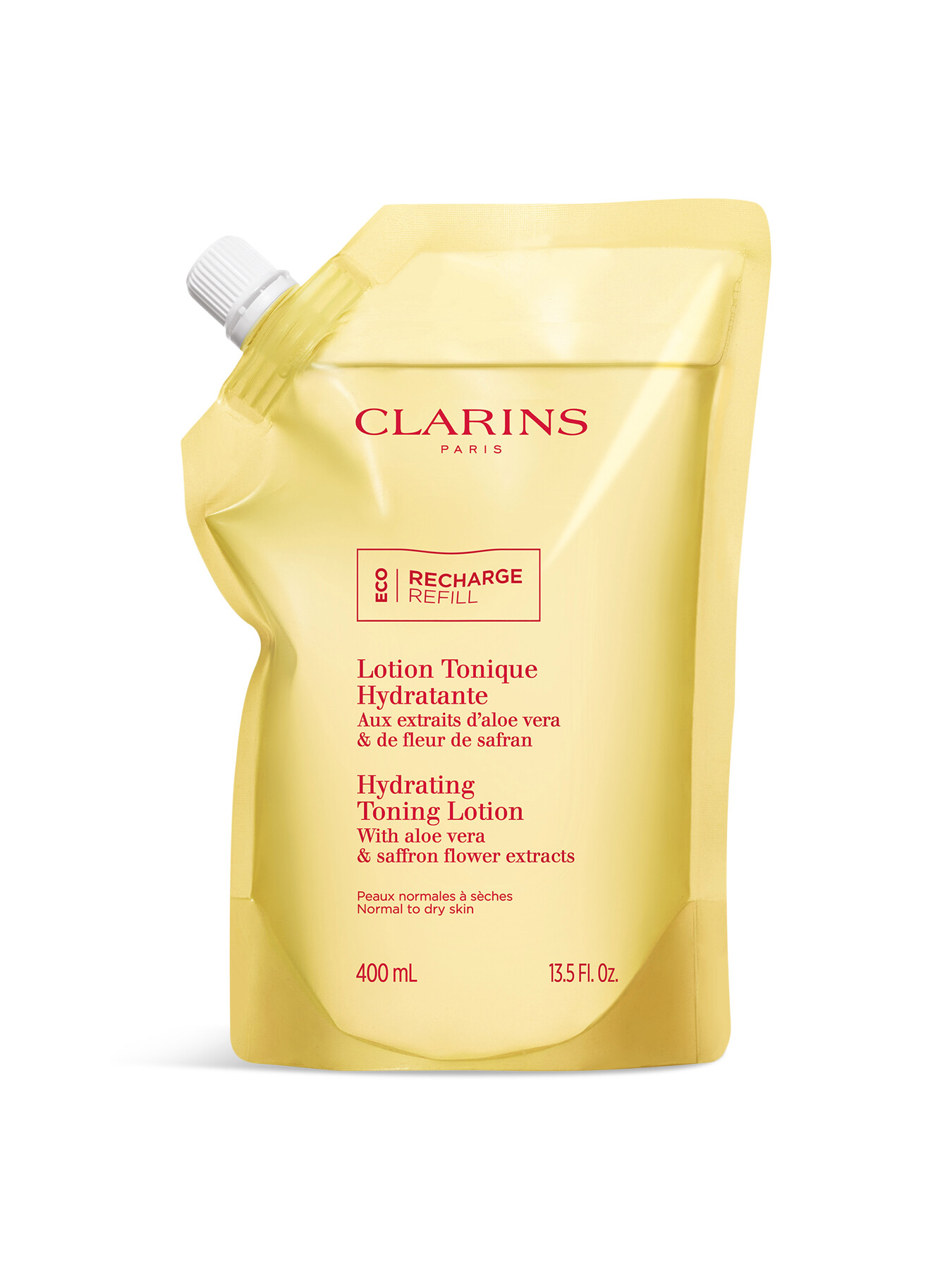 Clarins Hydrating Toning Lotion Doypack 400ml In White
