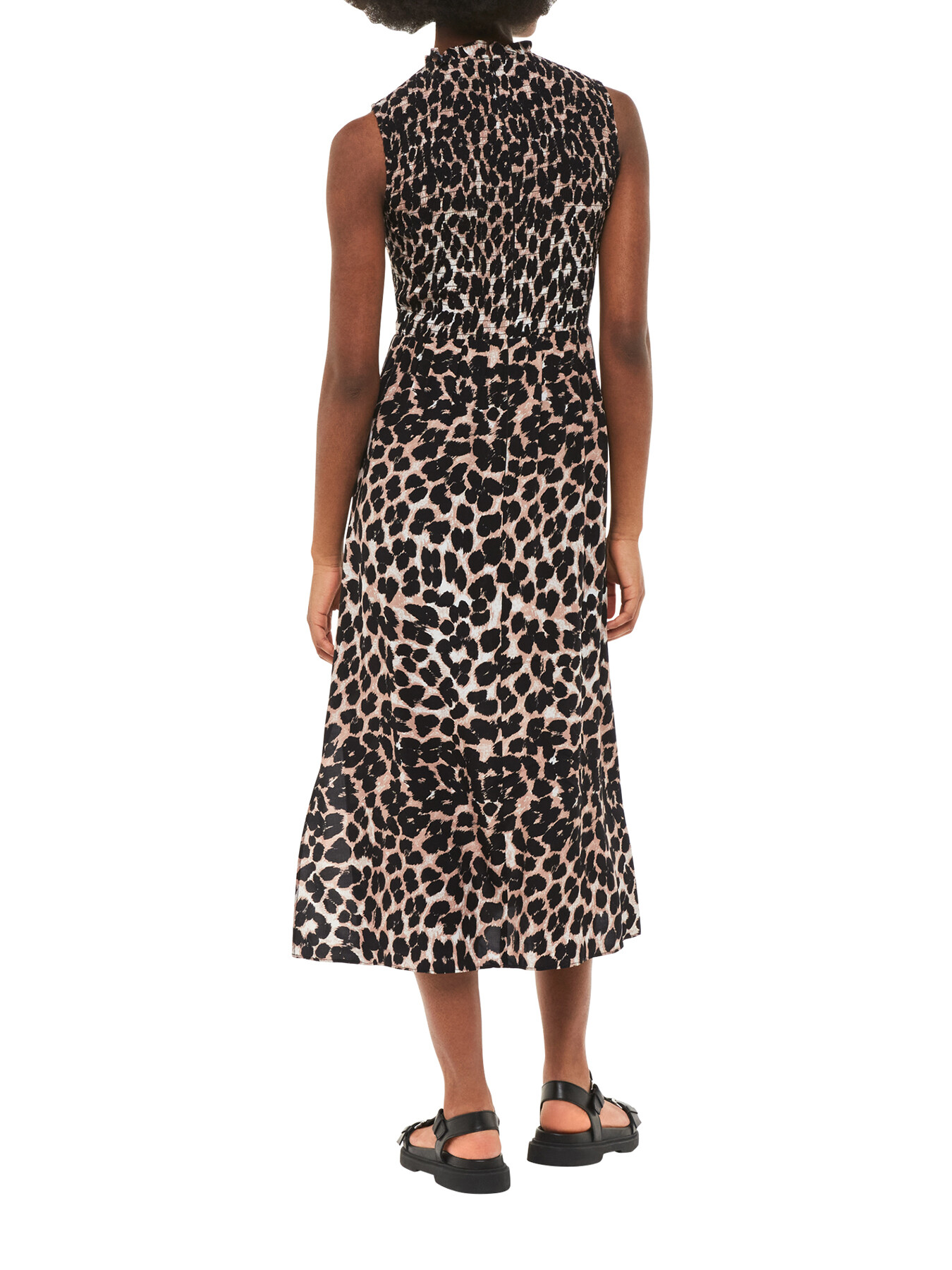 Women's Whistles Heidi Leopard Spot Midi Dress | Fenwick