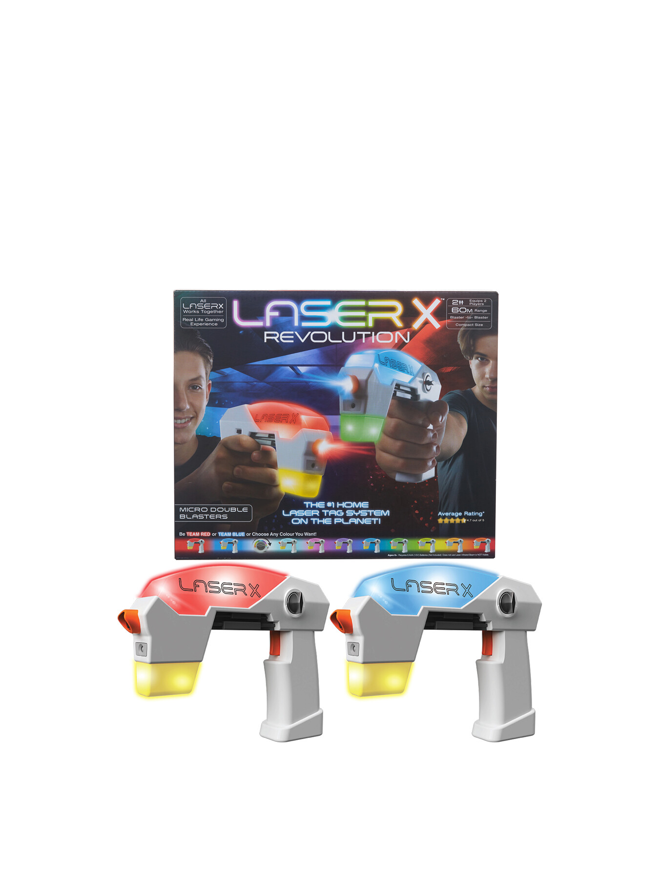 Laser X Revolution Micro Double Blasters and Ultra Long-Range