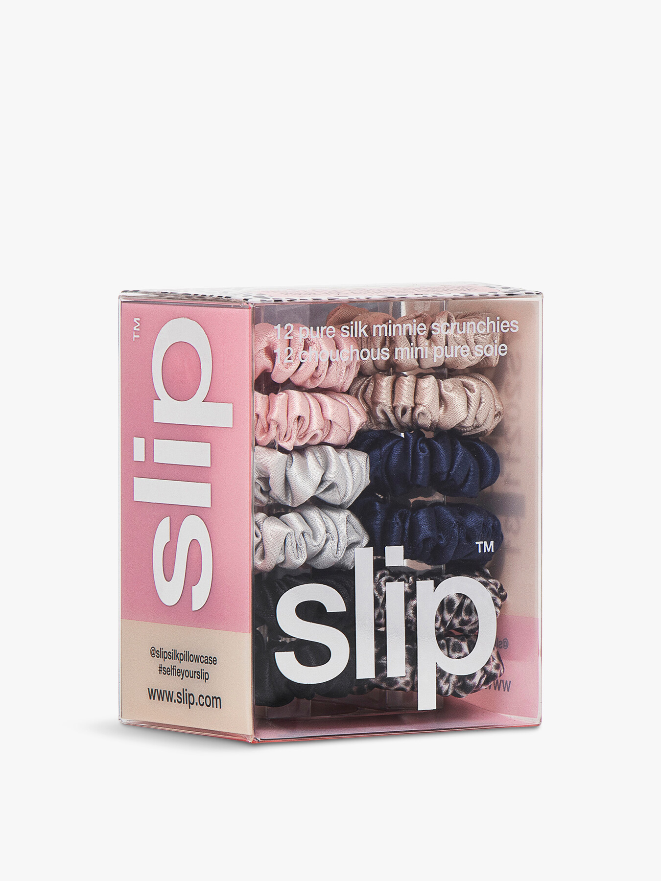 Slip Pure Silk Minnie Scrunchies Set Of 12 Classic