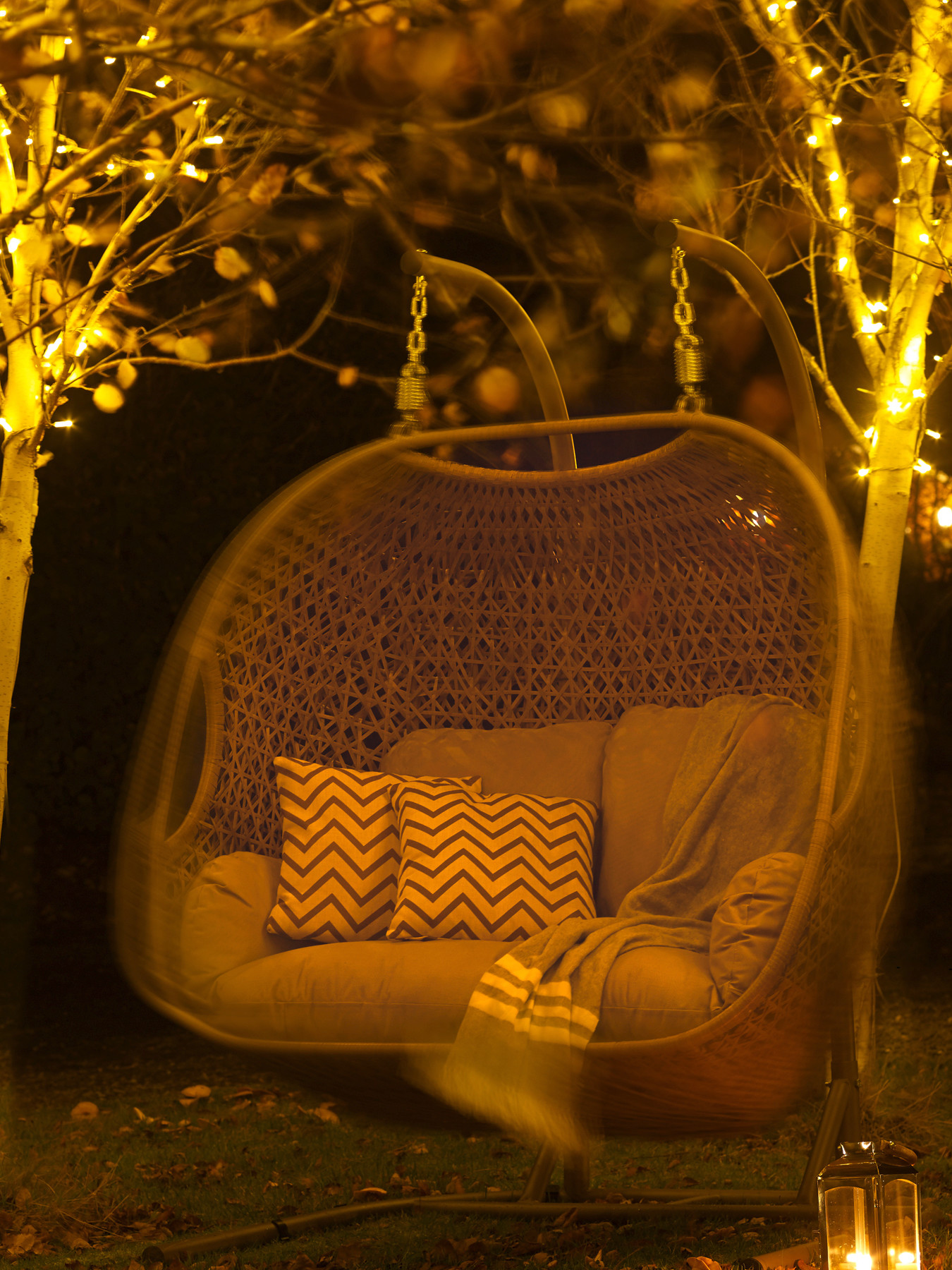 Bramblecrest Double Hanging Cocoon | Garden Seating | Fenwick