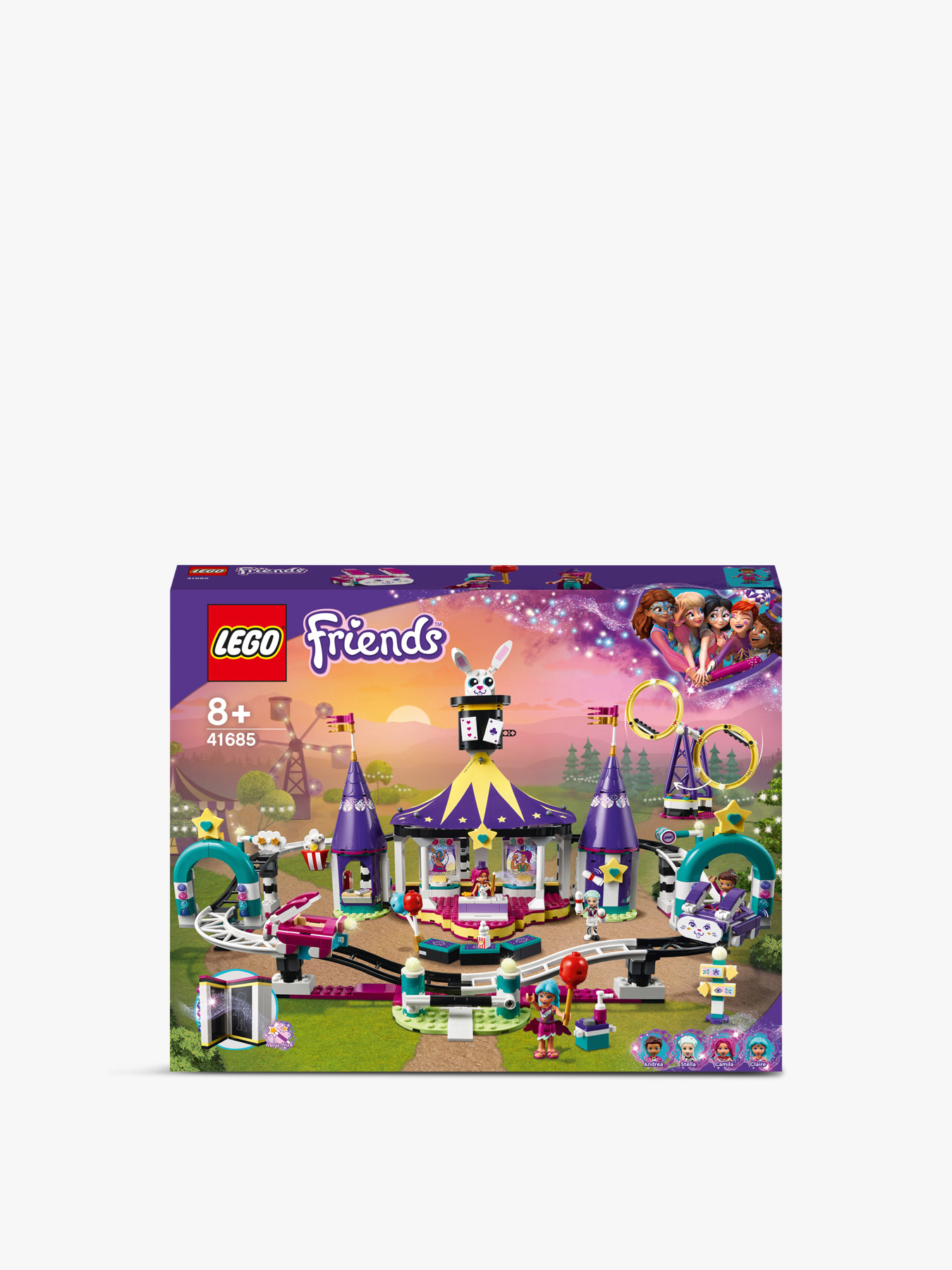 LEGO Friends Magical Funfair Roller Coaster 41685 | Lego & Construction ...
