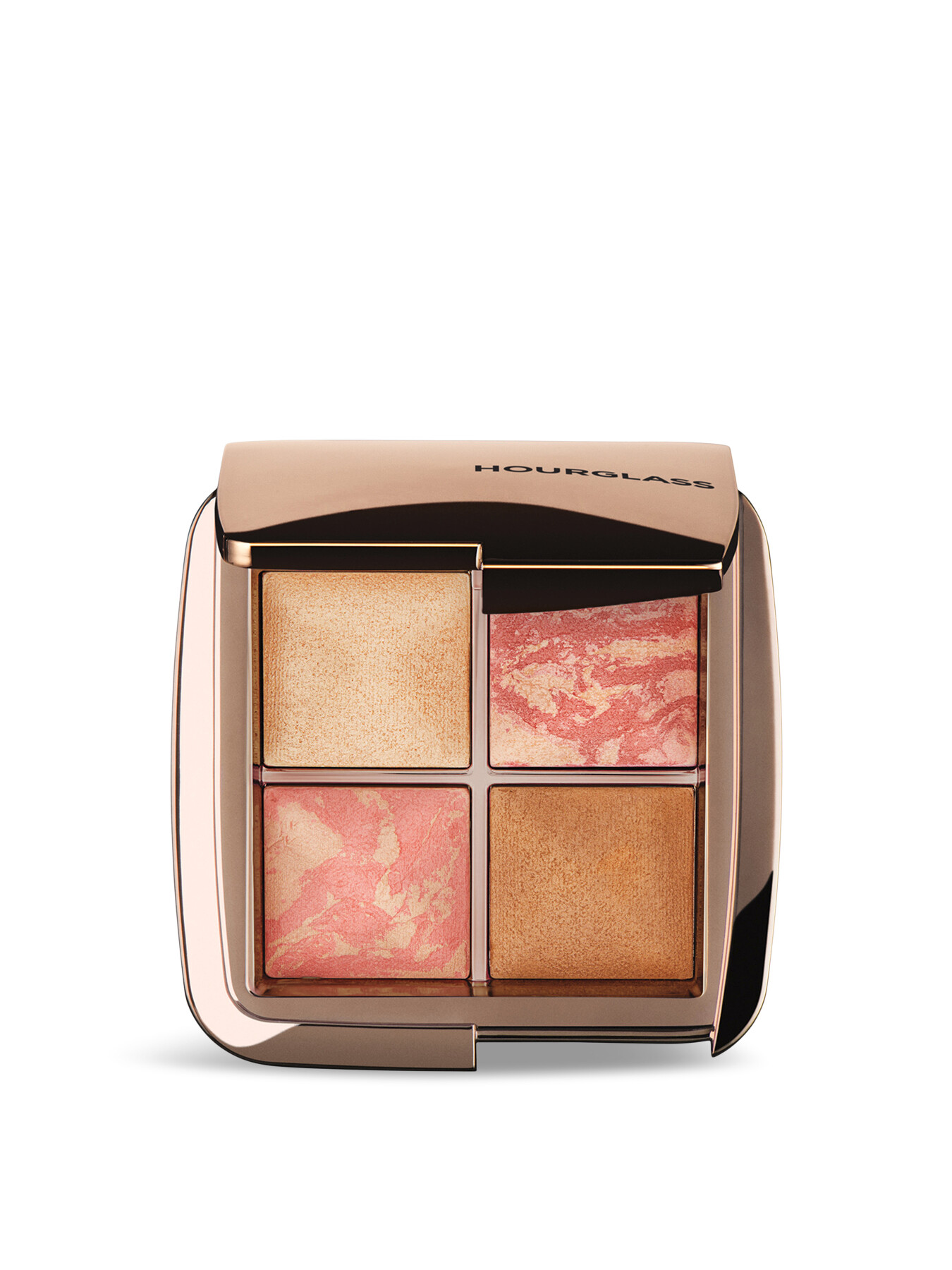 Hourglass Ambient Lighting Palette Golden Rose Edit In White