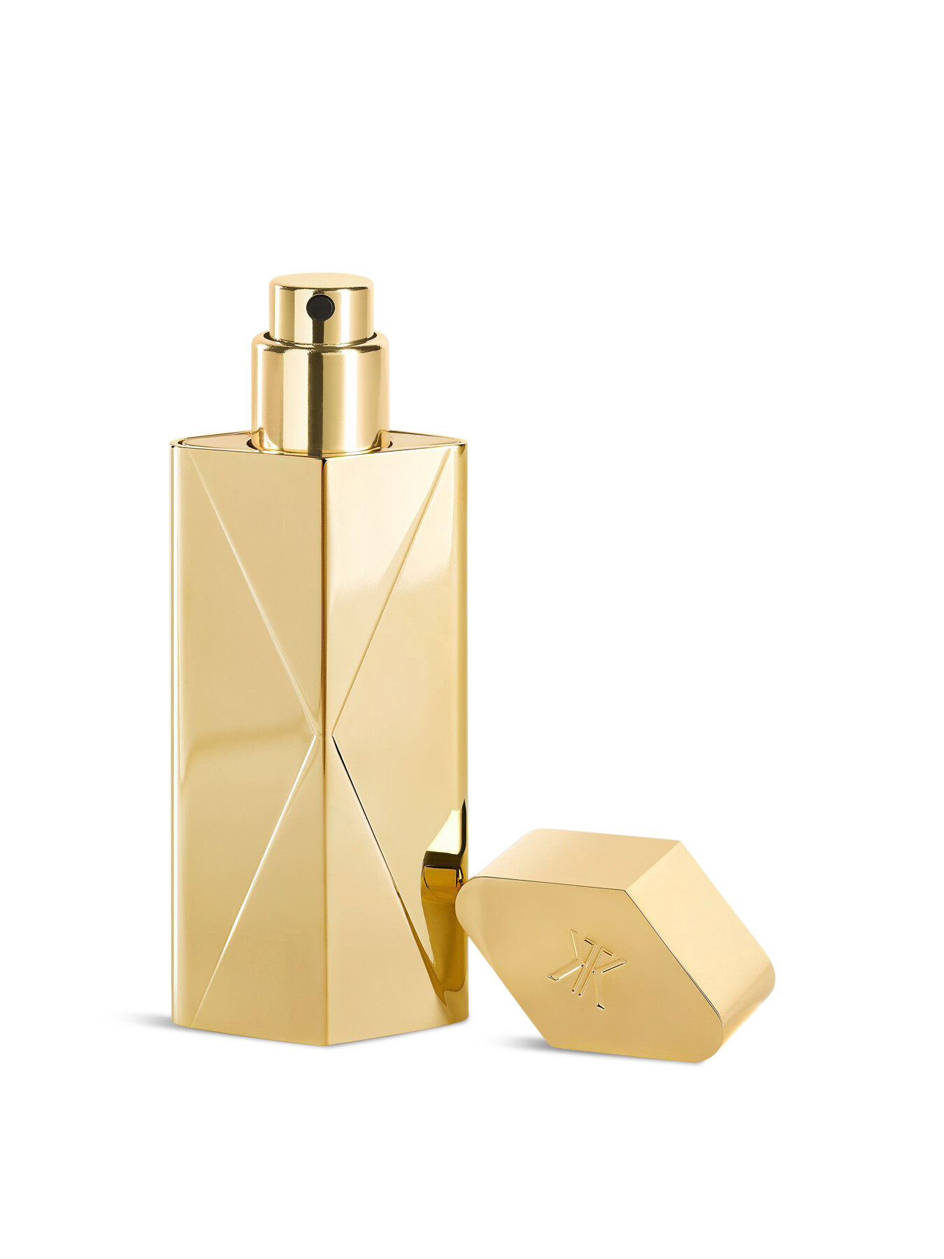 Maison Francis Kurkdjian Globe Trotter Gold Edition Travel Spray Case 11ml In White