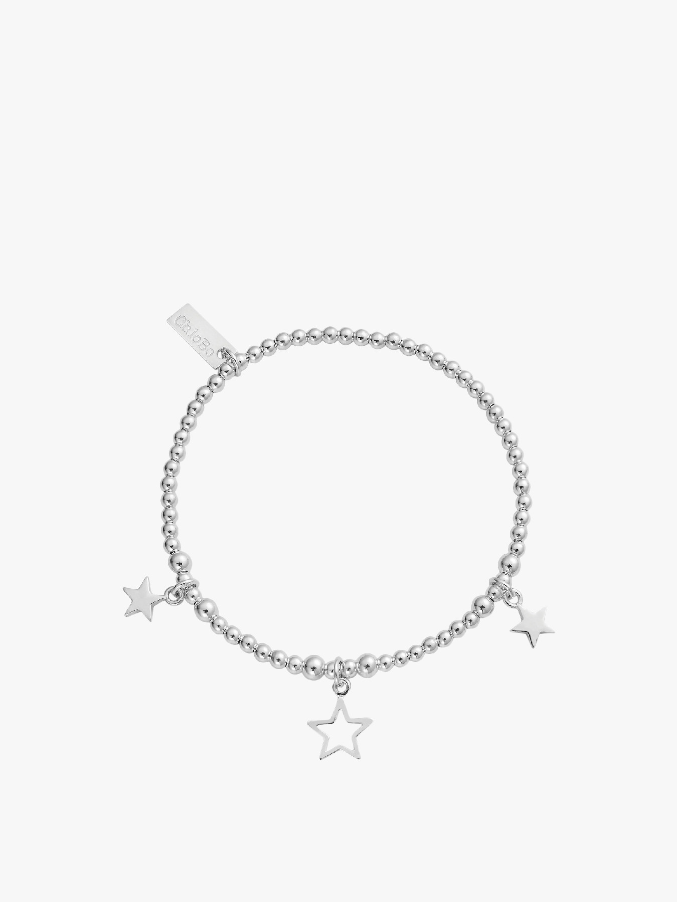 Chlobo Triple Star Bracelet Silver
