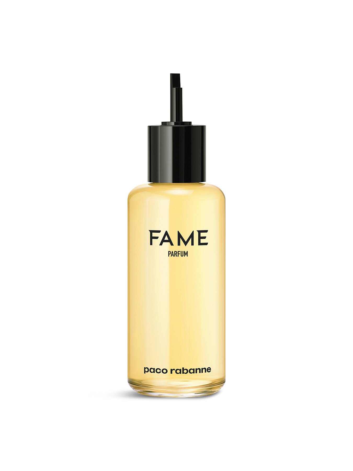 Rabanne Fame Parfum Refill Bottle 200ml In Yellow