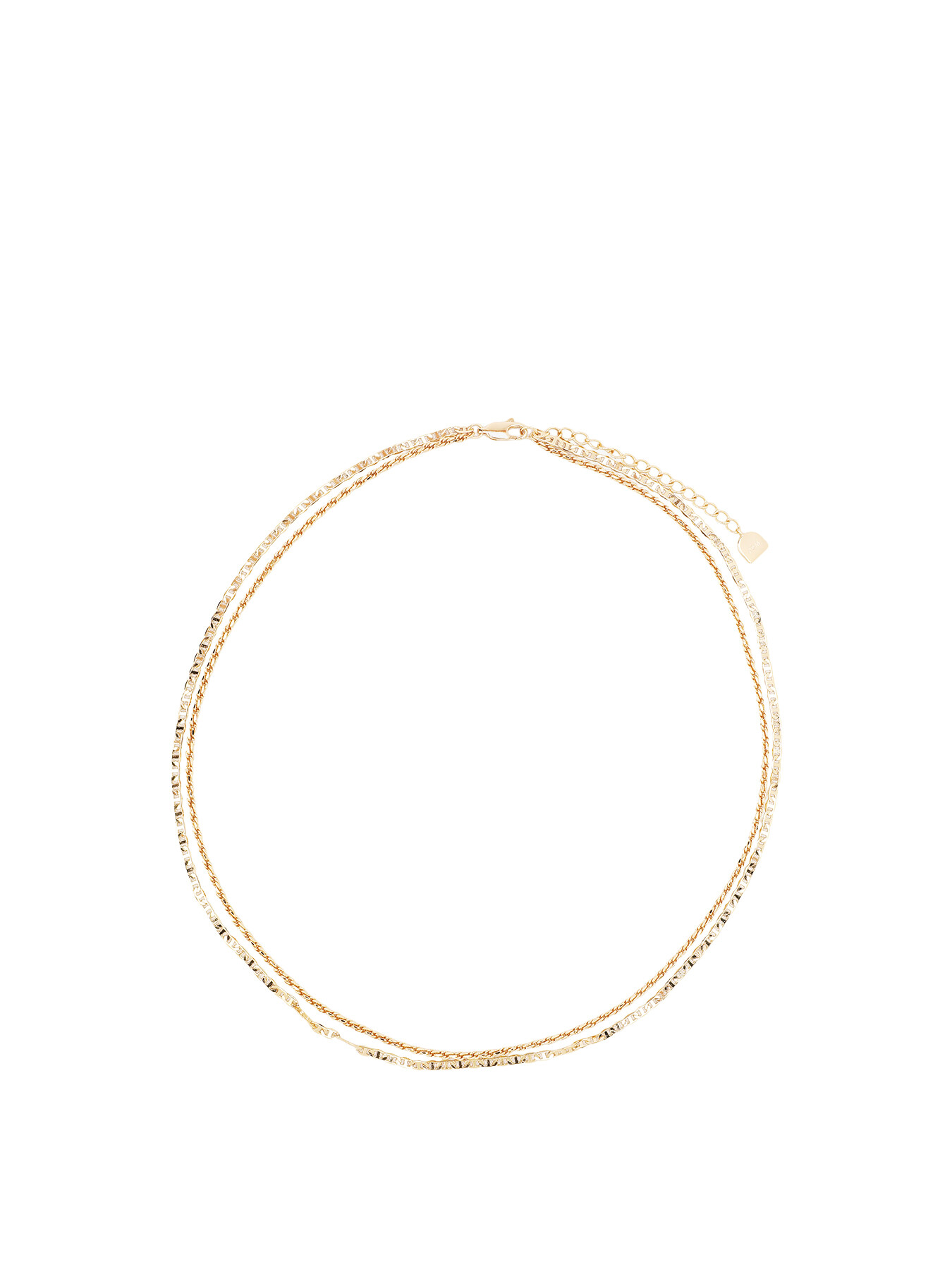 Astrid & Miyu Duo Chain Necklace Gold