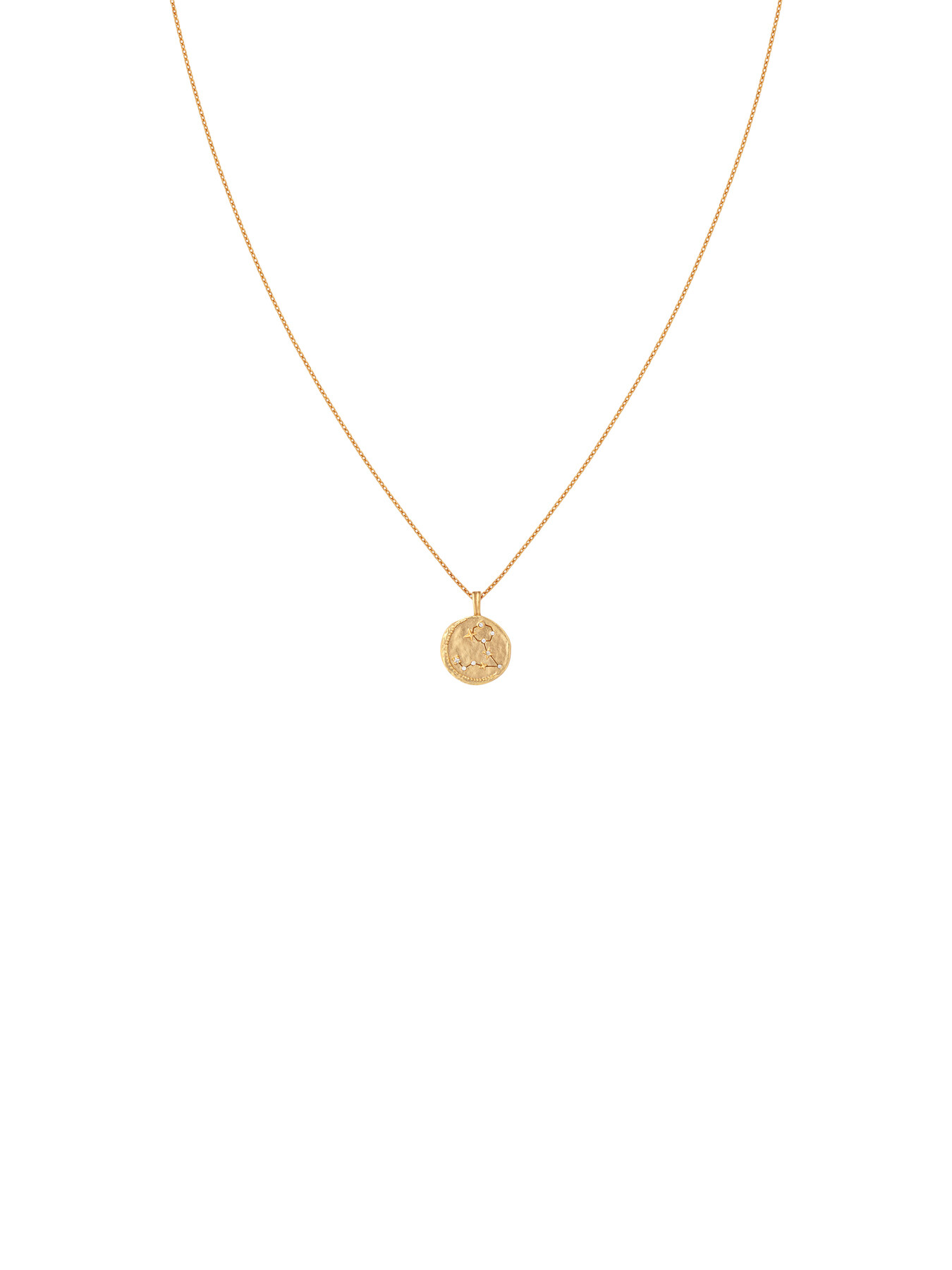 Astrid & Miyu Women's Pisces Zodiac Pendant Necklace In Gold